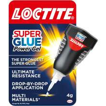 Loctite Super Glue Power Gel Flexible Super Glue Gel, Superglue Non-Drip Formula Vertical Applications Clear Glue with Precise Nozzle 1x4g