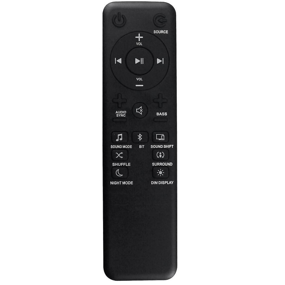 Remote Control Replace For Bar/2.1/3.1/5.1 Bar 2.1 Sound Bar, Bar 3.1 Sound Bar, Bar 5.1 Sound Bar 9033322161815