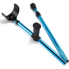 Crutch For Adults, Folding Crutch, Elbow Crutch For Women Men, Foldable Crutch With Comfy Handle, Portable Telescopic Walking Stick Crutch For Disable