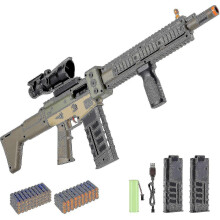 Realistic Toy Gun For Nerf Guns Darts Automatic Sniper Rifle With Scop,100