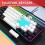 60% Wired Gaming Keyboard, RGB Backlit,Ultra-Compact Mini Keyboard 4