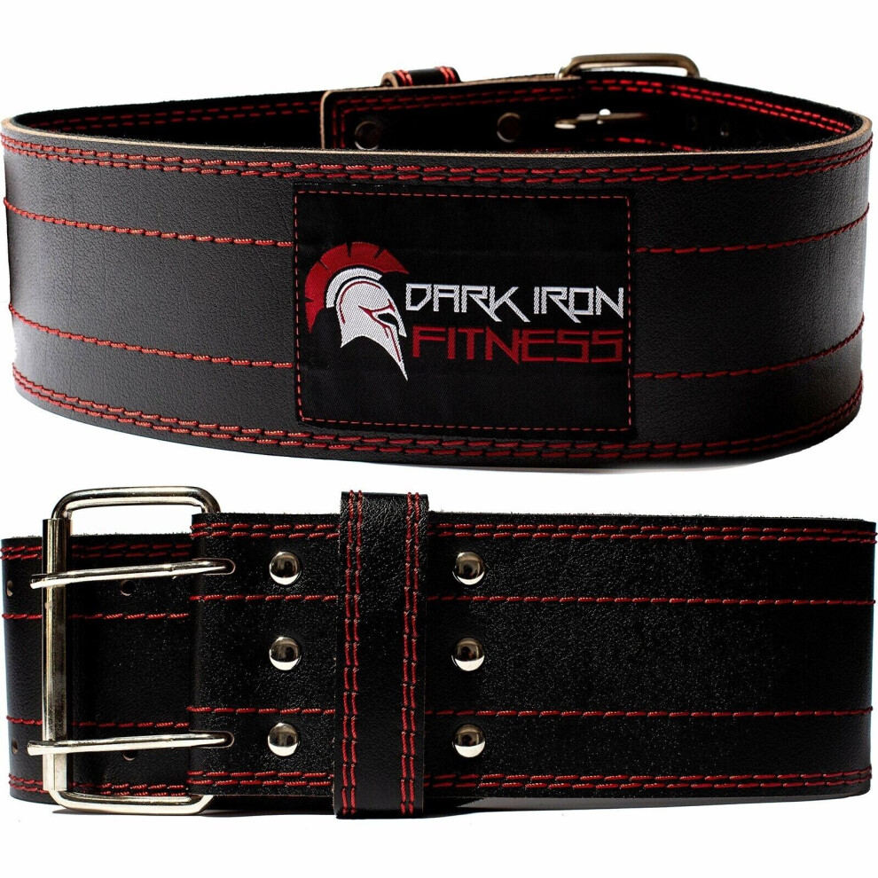 Dark Iron Genuine Leather Pro Weight Lifting Belt -  29 to 41 inches