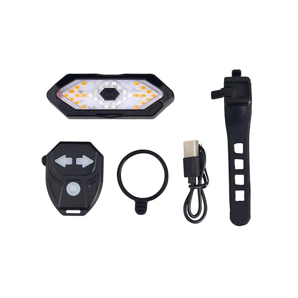 Electric Scooter Turn Signal, Remote Control Bike Led Blinker/Tail ,Adjustable Directional Tur Light 6956163192936