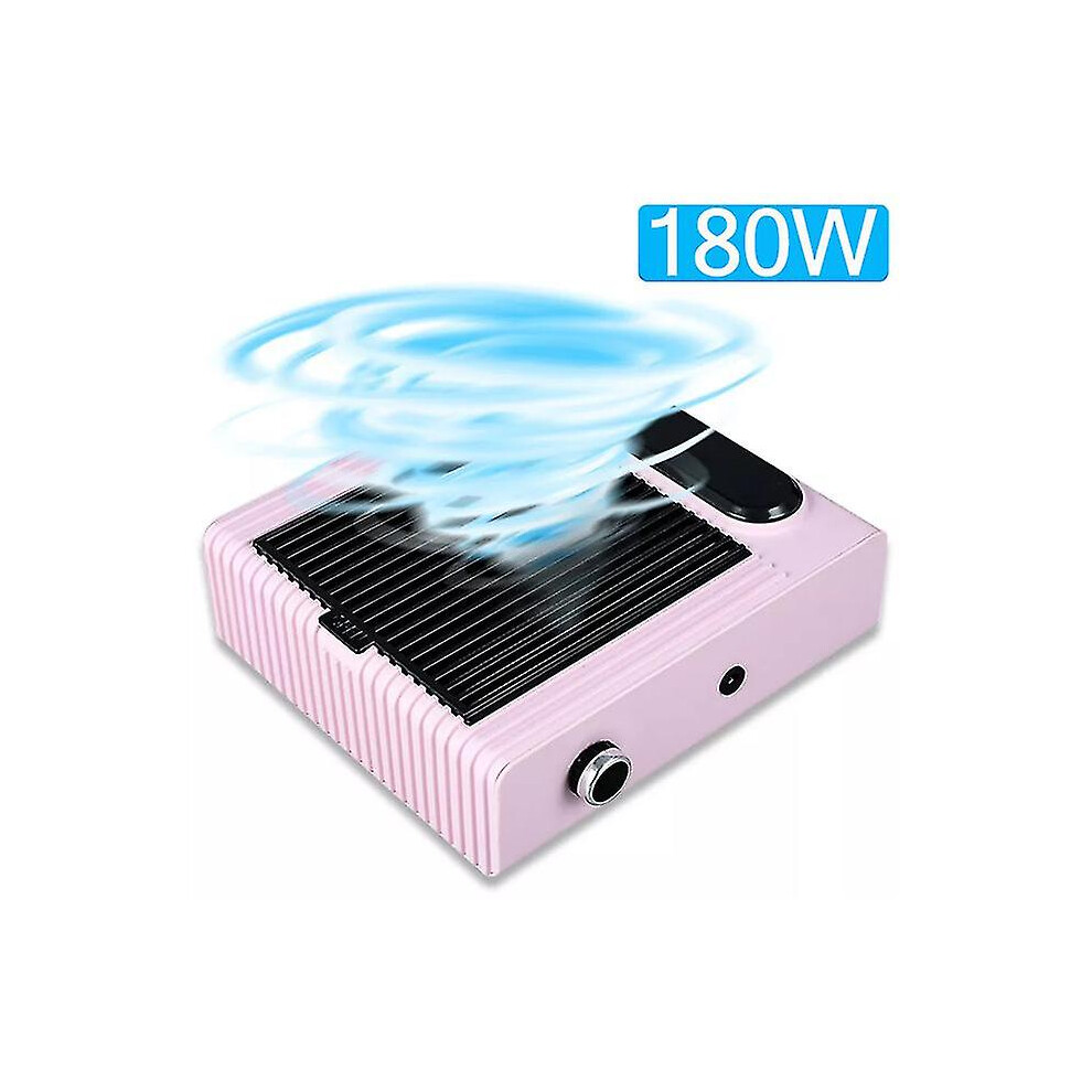 (Tib 180w Nail Vacuum Cleaner For Manicure Pedicure With Removable Filter Strong Power Nail Dust Collector Adjustable Man) Tib 180w Nail Vacuum Cleane
