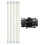 1 Set Convenient Chimney Brush Flexible Rod Nylon 5