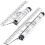 2 Pieces Plastic Measuring Rolling Ruler, Drawing Roller Ruler, Parallel Ruler, Multifunctional Drawing Design Ruler For Measuring, Drafting, Student, 1