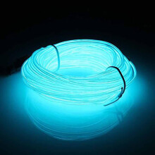 (Blue And Green) 10m El Led Flexible Soft Tube Wire Neon Glow Car Rope Strip Light Xmas