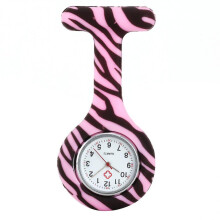 (A04) Fashion Silicone Nurse Watch Unisex Casual Print Pocket Clocks  Hanging