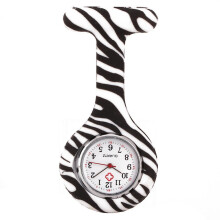 (A05) Fashion Silicone Nurse Watch Unisex Casual Print Pocket Clocks  Hanging