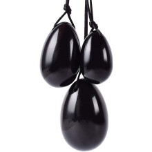 (Black) Natural Jade Yoni Egg Set Vaginal Tightening Egg Kegel Exerciser-pink