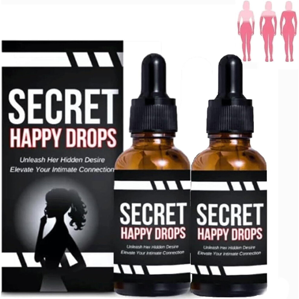 (2Pcs) Secret Happy Drops, Oral Drops, Happy Hormones Drops, Oral Drops Women