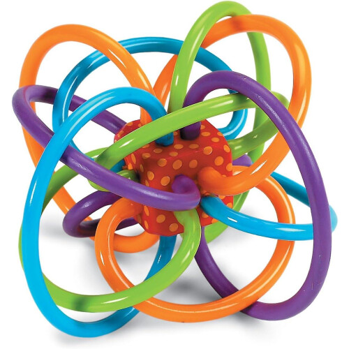 Manhattan Toy Winkel Rattle And Sensory Teether Toy