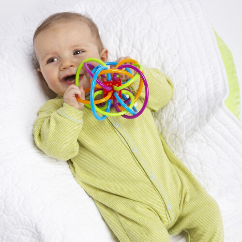 Manhattan Toy Winkel Rattle And Sensory Teether Toy 2