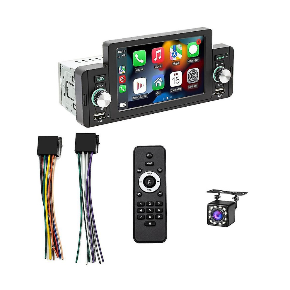 5 Inch Single Din Car Stereo Wireless Carplay Android Auto Mirror-Link,Touchscreen Radio Bluetooth 9033322200866