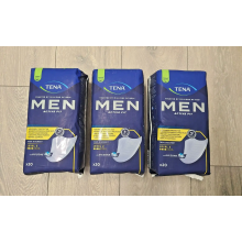 Tena Men Level 2 Absorbent Protector 3 Packs of 20 (60 Total) Incontinence Pads
