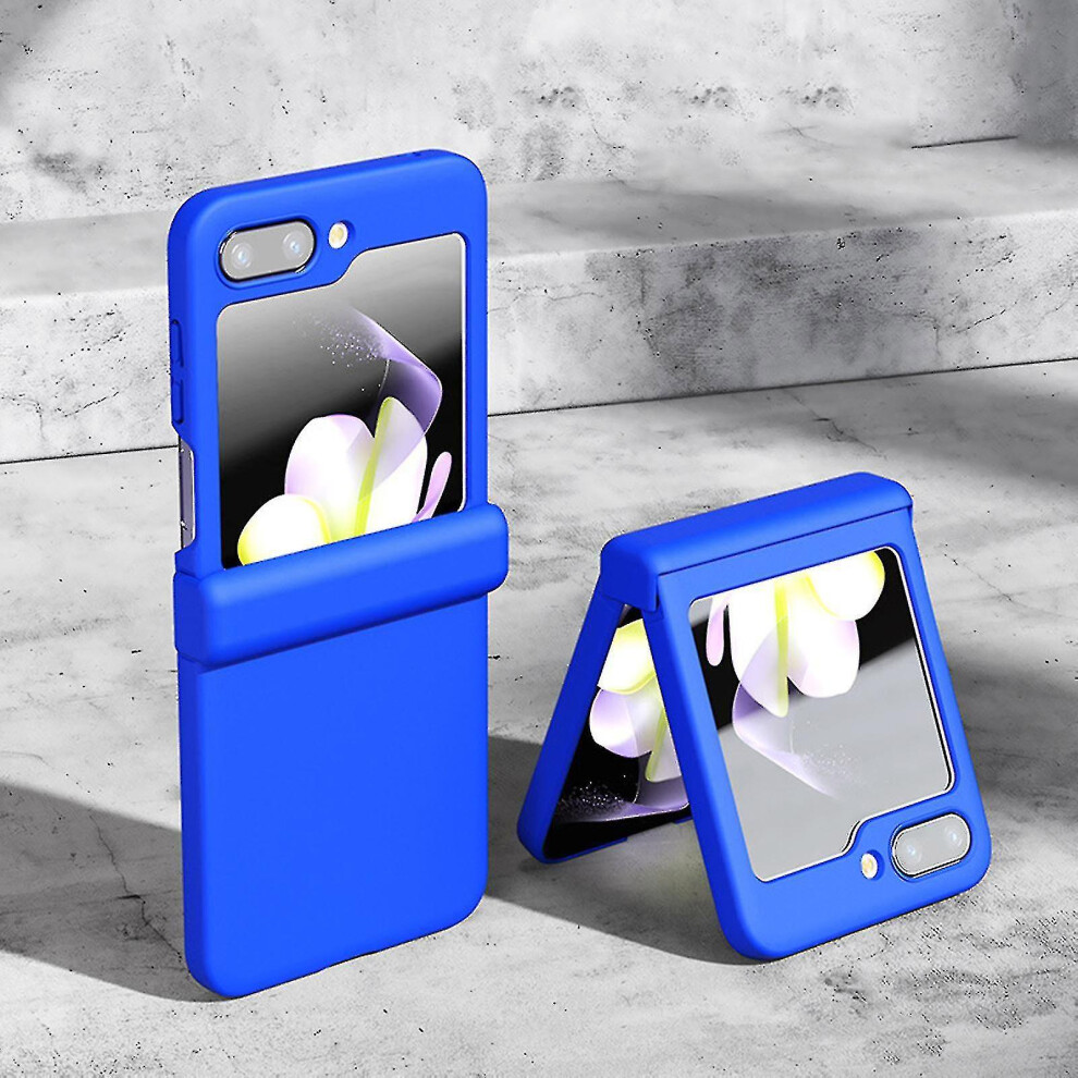 (Blue) Galaxy Z Flip 5 Case, Samsung Z Flip 5 Case Hinge Protection Shockproof Protective Case For Galaxy Flip 5 5G Blue 9171363050375