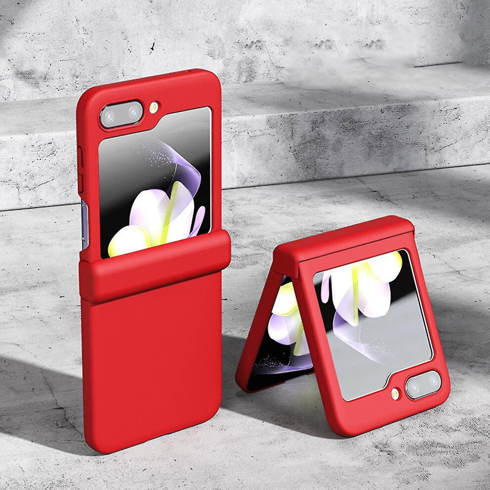 (Red) Galaxy Z Flip 5 Case, Samsung Z Flip 5 Case Hinge Protection Shockproof Protective Case For Galaxy Flip 5 5G Red 9171363050382