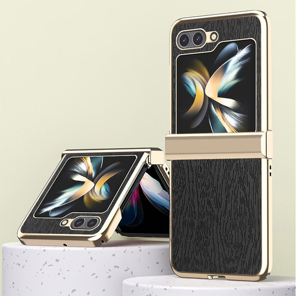 (Blackgold) Galaxy Z Flip 5 Case, Samsung Z Flip 5 Case Hinge Protection Shockproof Protective Case For Galaxy Flip 5 5G 9171363050436