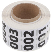 Product Labels Number Decal Consecutive Number Stickers Inventory Stickers Consecutive Number Label Number Stickers