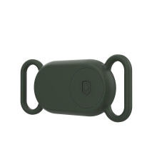 (2pcs Green) Protective Case For Galaxy Smarttag 2, Gps Tracking Dog Cat Accessories Silicone Collar Cover Waterproof For Smarttag 2 Anti-lost Locator -2pcs