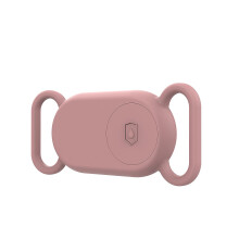 (2pcs Pink) Protective Case For Galaxy Smarttag 2, Gps Tracking Dog Cat Accessories Silicone Collar Cover Waterproof For Smarttag 2 Anti-lost Locator -2pcs
