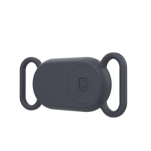 (2pcs Grey) Protective Case For Galaxy Smarttag 2, Gps Tracking Dog Cat Accessories Silicone Collar Cover Waterproof For Smarttag 2 Anti-lost Locator -2pcs