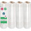 Stretch Film/wrap 15*1200ft 500% Stretch Clear Cling Durable 4pcs 1