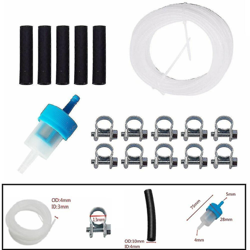 4M Fuel Hose Clip Filter Pipe Line Kits For Webasto Eberspacher Diesel Heater 6956163215925