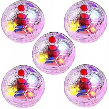 5 Pcs Cat Hunting Ball Motion Ghost Light Up Cat Balls Led Motion Activated Cat Ball