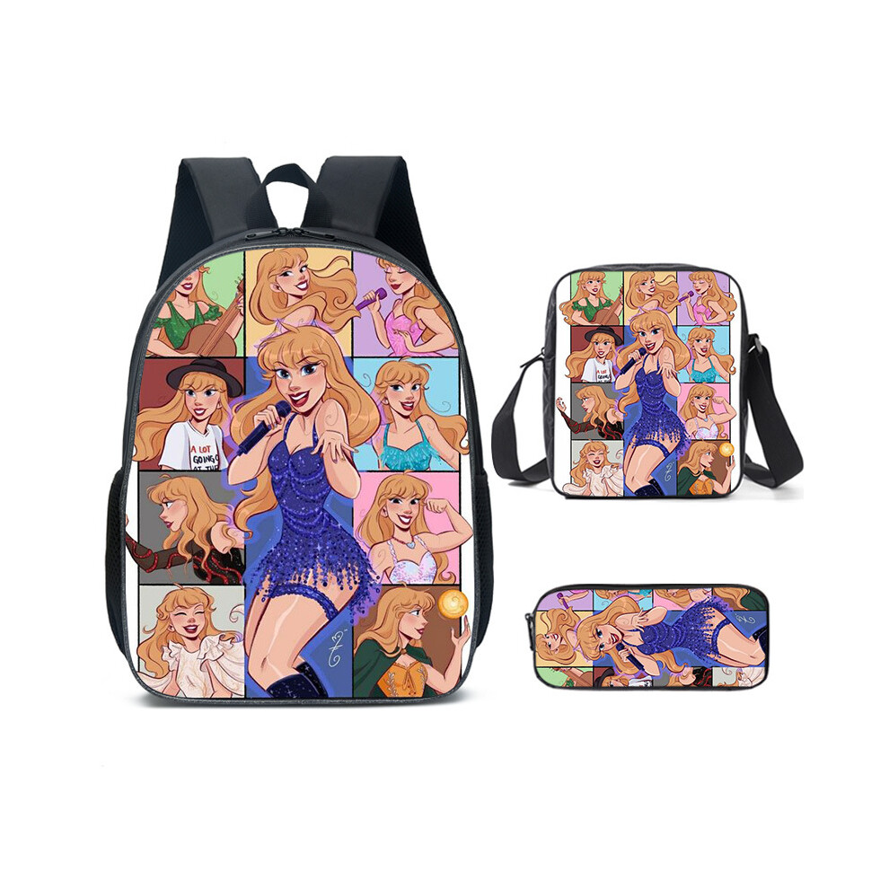 (Style C) Taylor Alison Swift Backpack Shoulder Pencil Bag Education Threepiece Set-image-OPC-PDRFRNK-NEW