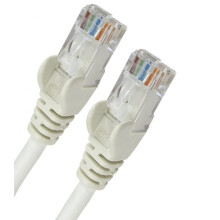 6m White Cat6 Network Cable (100% Copper Wire) - Rj45 - Ethernet - Patch - Lan - 10/100/1000 - Gigabit