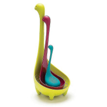 All Three Nessie's In One, Nylon, Straining Spoon, Soup Ladle, Tea Infuserblue, Purplegreen3pcs