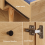 Scandinavian Storage Wardrobe Rustic Double 2 Door Cupboard Clothes Rail Solid Wood Leg 5