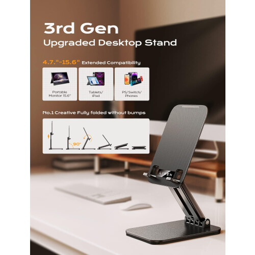 Support de table réglable, support de moniteur portable, support de tablette 1
