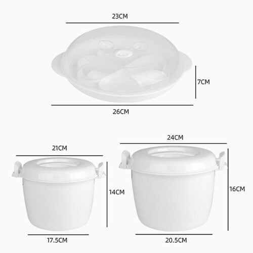 Microwave Rice Cooker Multifunction Small Lunch Container Microwave Cooker Cookware For Microwave O 1
