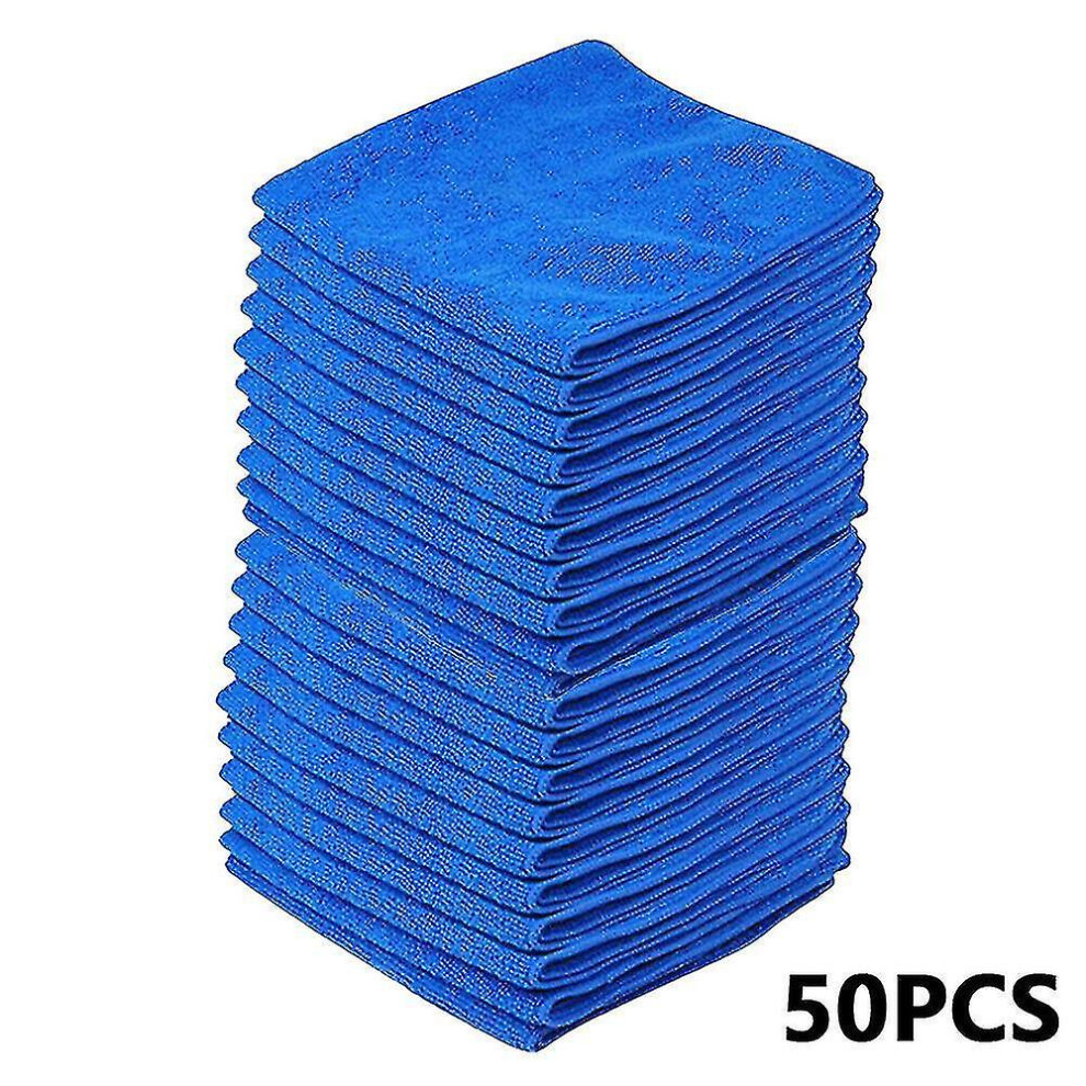 50Pcs Microfibre Cleaning Auto Car Soft Cloths Wash Towel Duster-1 9171363109639