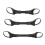 3pcs Twin Baby Stroller Connector Universal Joints Infant Cart Strap Linker Hook-- 1