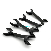 Huamade 4pcs Dental Double-headed T-shape Intraoral Cheek Lip Retractor Opener Black