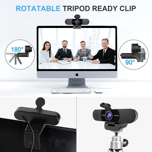 1080P Webcam with Microphone, C960 Web Camera 1