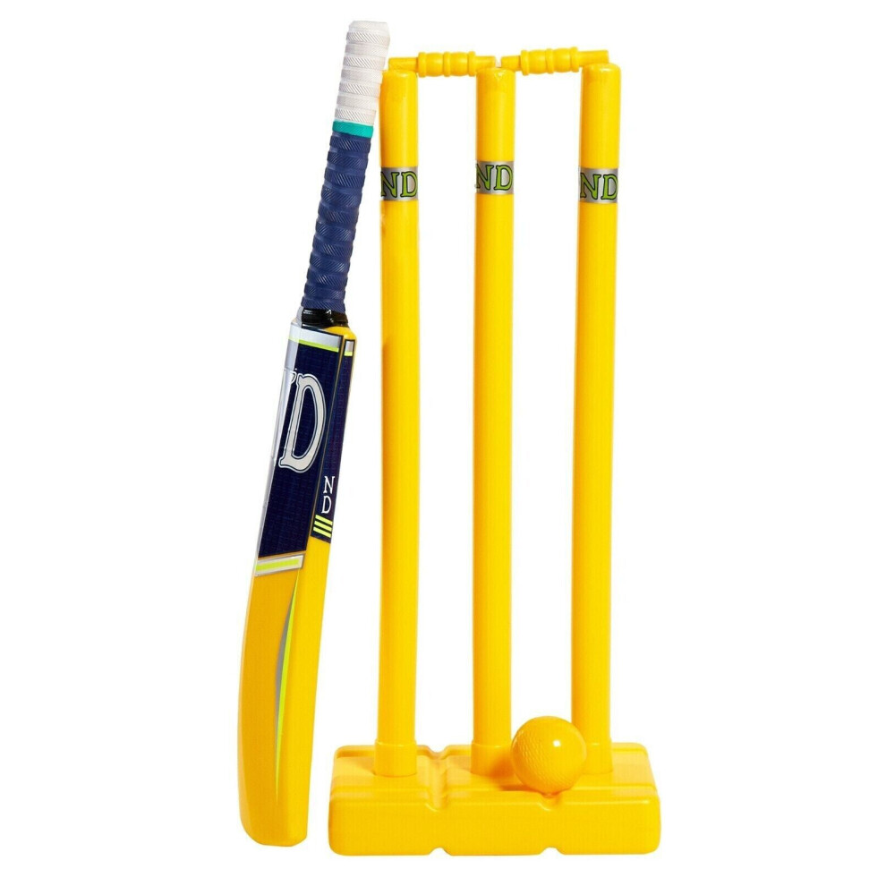 (Size 5 (10-13 Years)) ND CRICKET SET BAT BALL STUMPS GARDEN BEACH KIDS FUN PARK PLAY WICKETS
