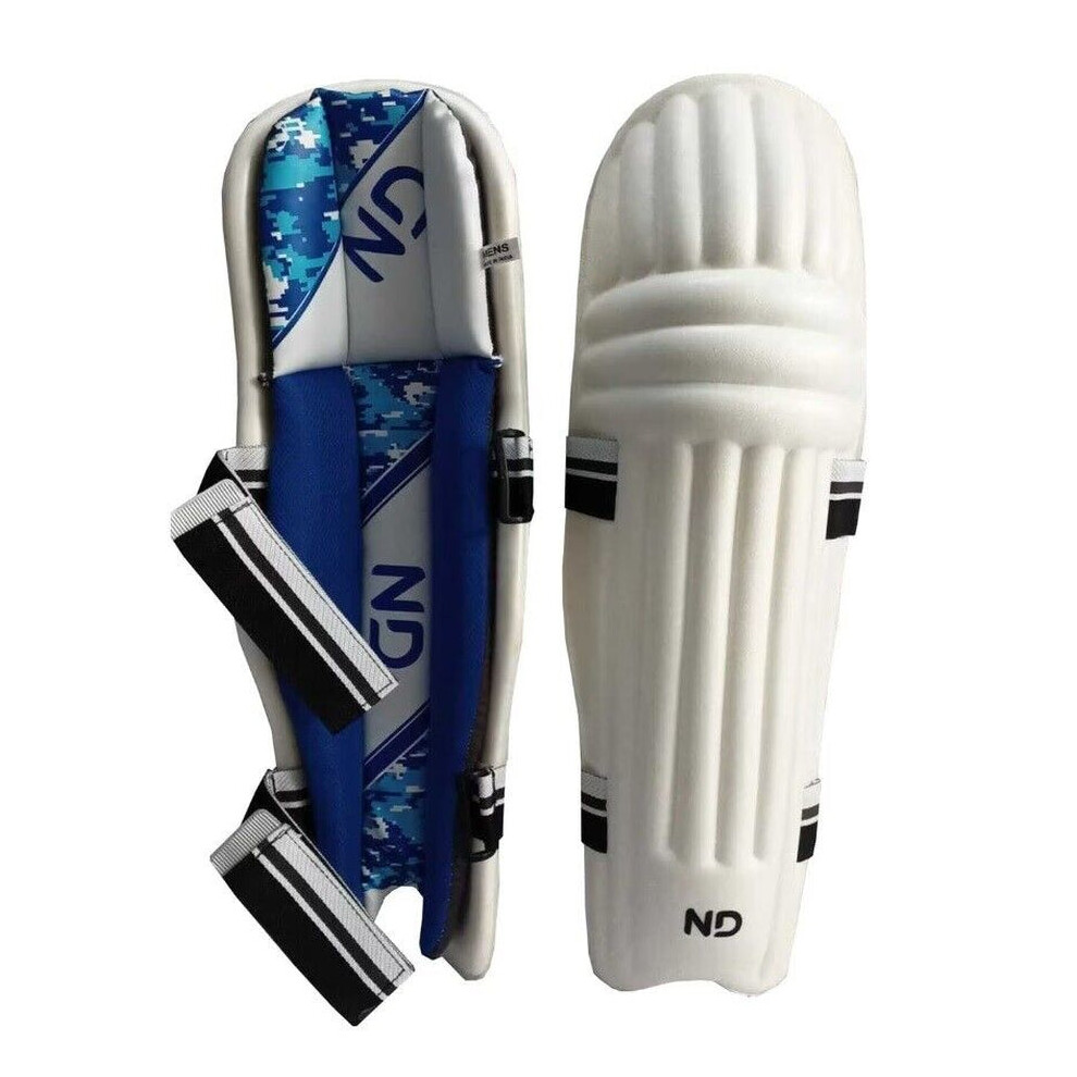 (Mens) ND Cricket Batting Leg Guards Tendulkar Style Batsman Pads Boys Youths Mens Ambi