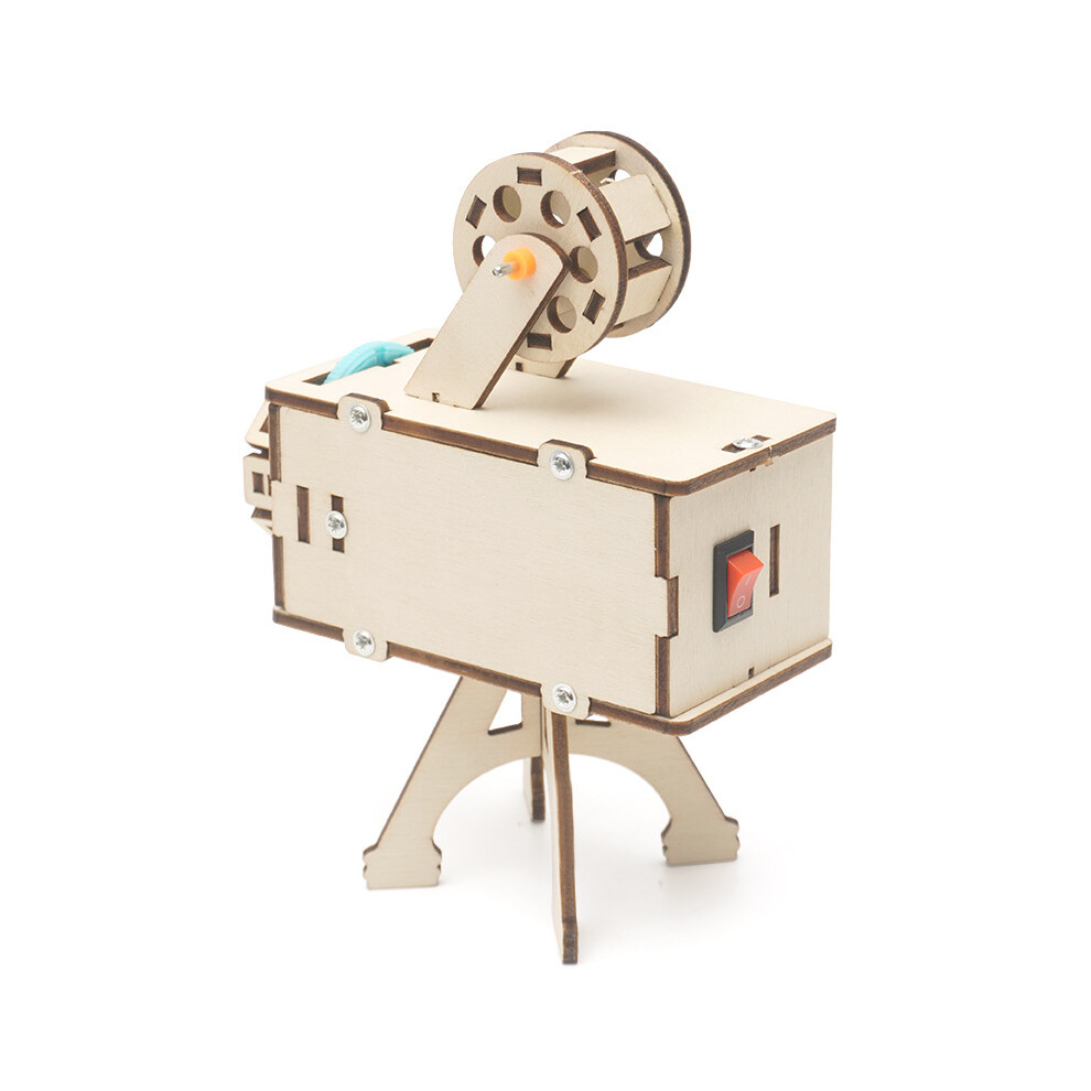 Homemade Slide Projector Physics Experiment Wooden Assembled Science Teaching