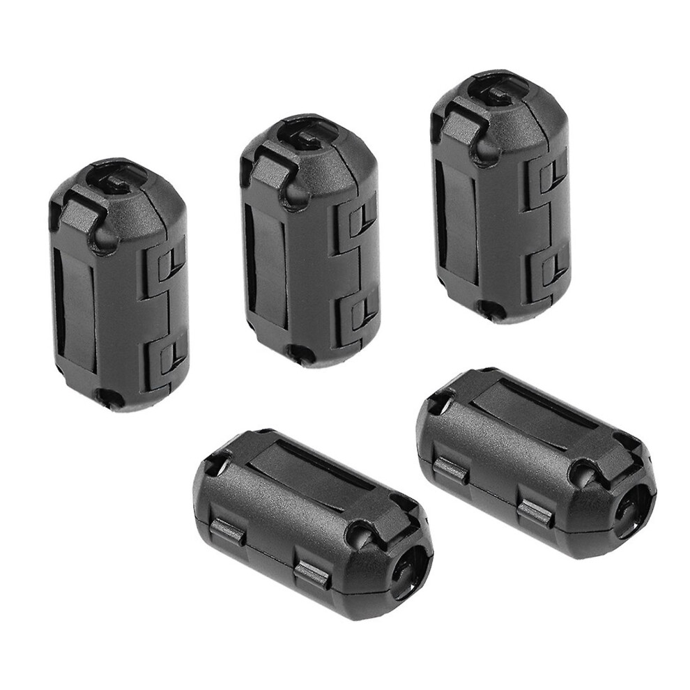 5pcs 7mm Clip On Rfi Emi Filter Ferrite Core Ring Home Easy Install Disassembled-image-OPC-PDRGG6S-NEW