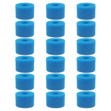 18pcs Reusable Foam Spa Filter Sponges for Pure Spa S1 Type - Washable Hot Tub Replacement Sponges