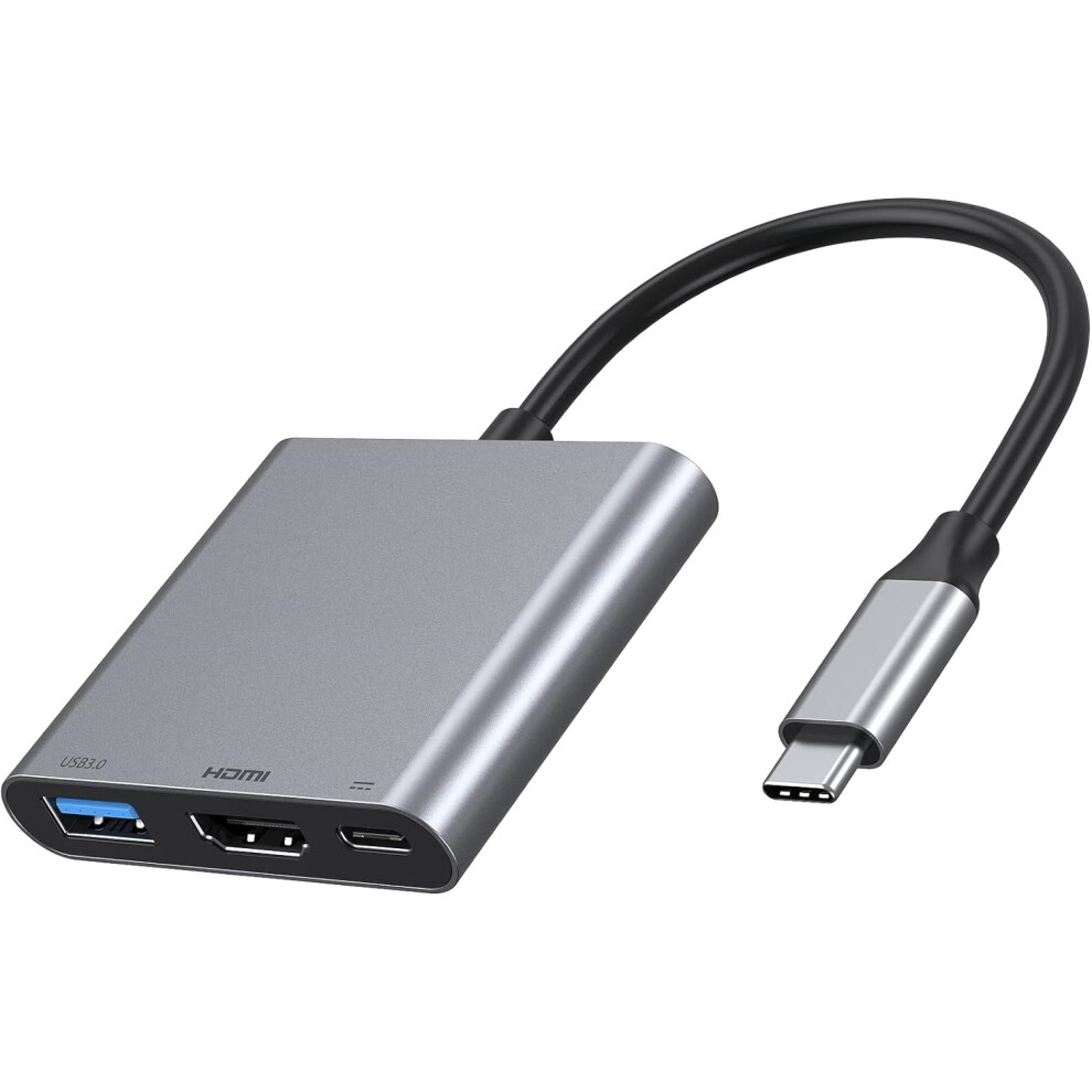 Usb C To Hdmi Adapter,3 In 1 Hdmi To Usbc Digital Av Multiport Adapter 799487931968