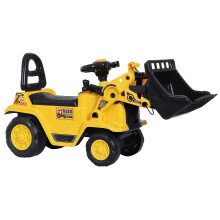 Ride-on Bulldozer Toddler Digger Excavator Scooter Storage Cart