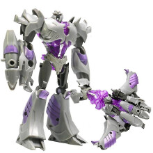 (Purple and White Fighter) New Transformat Toys Boy Alloy Edit Anime Act Toy Car