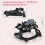 4-in-1 Foldable Activity Push Walker with Adjustable Height-Blac 3