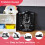 4-in-1 Foldable Activity Push Walker with Adjustable Height-Blac 4