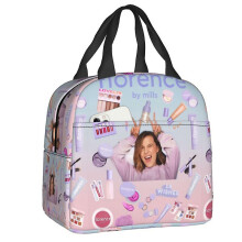 (4) Florence By Mills Lunch Box Women Waterproof Thermal Cooler Food Insulated Lunch Bag Office Work Resuable Picnic Tote Bags